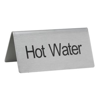 Winco SGN-104 Beverage Tent Sign Hot Water 