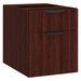 PL107 BOX/FILE HANGING PEDESTAL - Mahogany