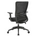 69021- FLINT LITE MID BACK CHAIR - Black
