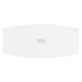 PLT236T 43X95 BOAT SHAPE TOP- WHITE