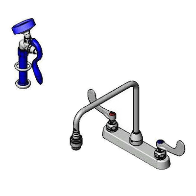 T&S Brass B-2346 Faucet Workboard Deck Mount