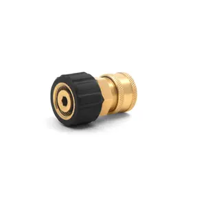 3/8" QC Brass Coupler x M22 F 15mm Twist Coupler