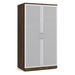 PL151 TWO DOOR 65"H STORAGE CABINET- Modern Walnut