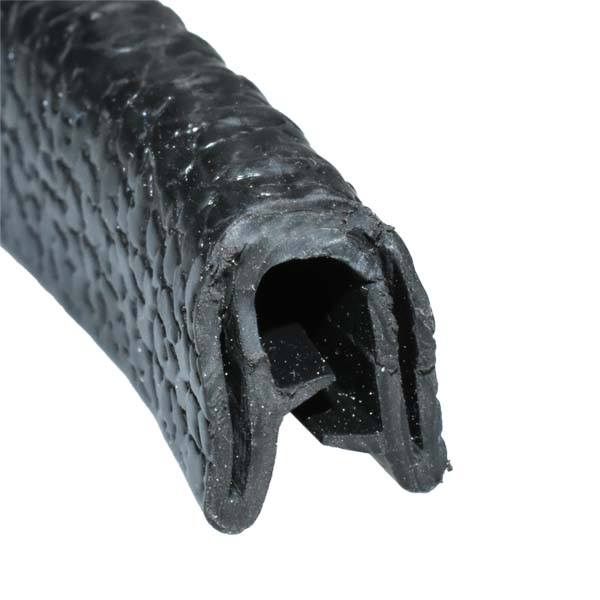 Steele Rubber Products Double Lip Quick Edge Trim Black Windlace Trim Steele Rubber Products