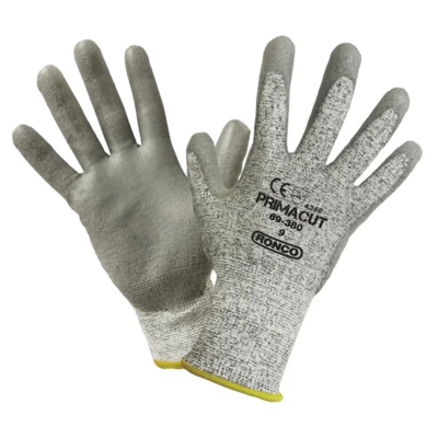 Cut Resistant Gloves - Polyurethane Palm - HPPE Shell - Large
