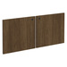 PL44LDLOCK - PAIR LAMINATE HUTCH DOORS W/LOCK - Modern Walnut