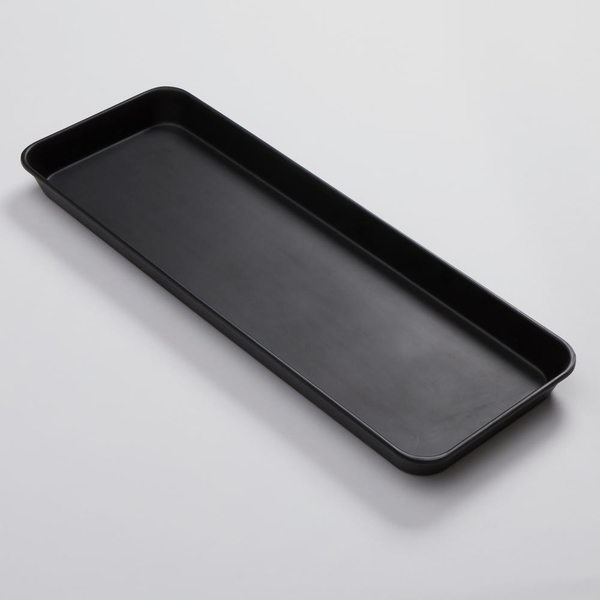 Black Rectangular Market Trays