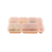 Cook's 630-441LID-NM Clear 6-Compartment Tray Lids