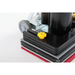 Clarke FM40 ST weight plates stacked on the base