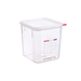 Araven 11856 Square Polypropylene Container, 18 L./ 19 qt 