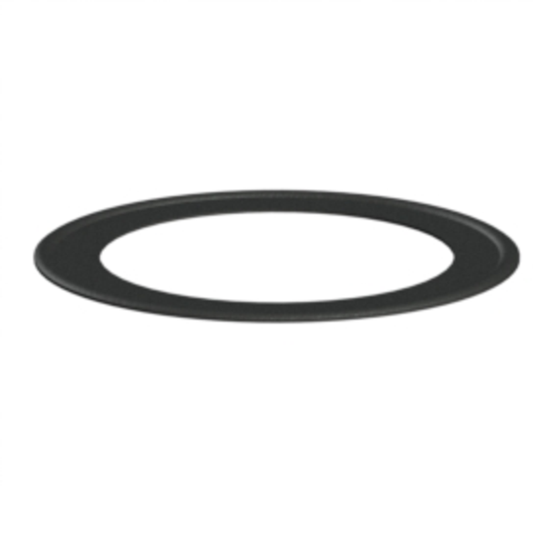 150mm VR Rosette Matt Black