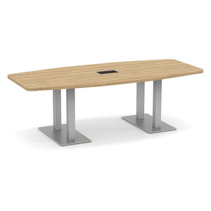 8ft Boat Shape, Palmer base Conference Table: ASPEN 