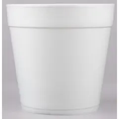 32MJ48 DART 32OZ SQUAT WHITE STYROFOAM CUP, 500/CASE