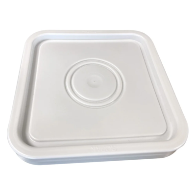 Lid - Plastic - Square Pail - White