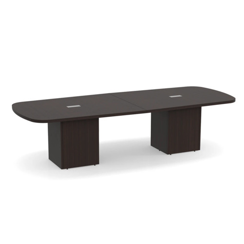 Arena Conference Table 10 Ft with Cube Base - Espresso