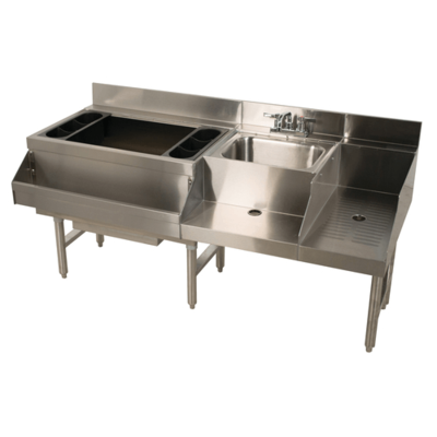 Advance Tabco CRU-60L-7 Underbar Basics Uni-Serv Speed Bar 60"W 