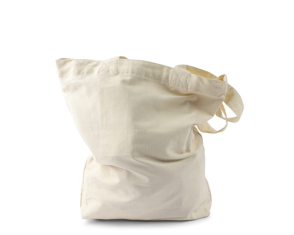 Tote Bag White Shiba Samurai
