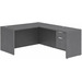 CLALD2033- Classic L-Shape Desk 60" W x 72" D with 42" Return and Box/File Pedestal- Coastal Gray