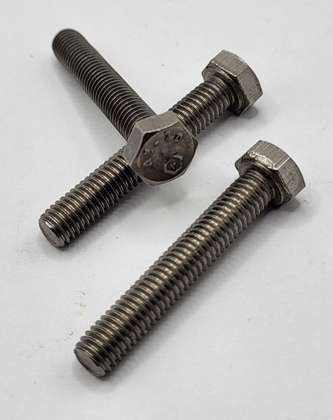 M5 - .8 X 30MM DIN 933 FT HEX HEAD CAP SCREW DFARS COMPLIANT 18 - 8 SS PLAIN
