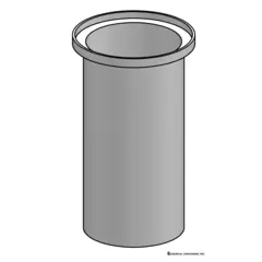 7 Gallon Poly Open Top Cylinder Tank