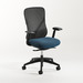 58811 KONFURB NUVÉ CHAIR - Black Frame w/Blue Seat
