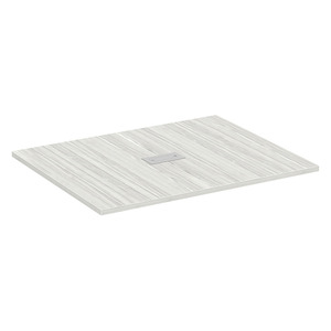 PL437THALF 47" x 60" CONFERENCE TABLE TOP - Silver Birch
