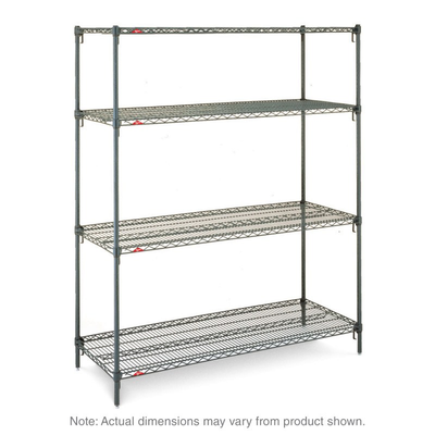 Metro A456K3 Super Adjustable Super Erecta Starter Shelving Unit 48"W X 21"D X 63"H Wire Shelves