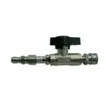 DN10 Ball Valve with SS Live Swivel & QCs - 3000 PSI