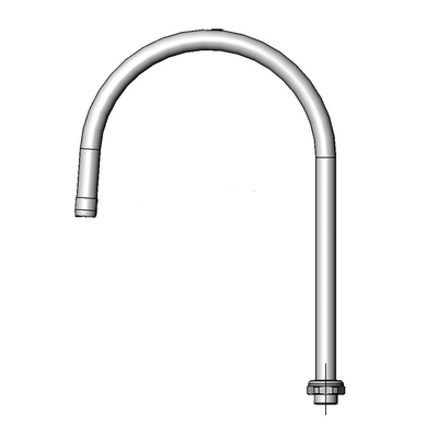 T&S Brass 5SP-09 Equip Nozzle 9" Swivel Gooseneck