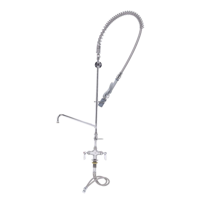 T&S Brass B-0113-12CRBJST Easyinstall Pre-Rinse Unit Single Hole Deck Mount