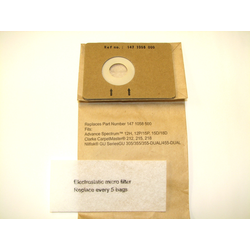 Paper Bag10/Pk 2 Prefilter 1 Exh.Filter