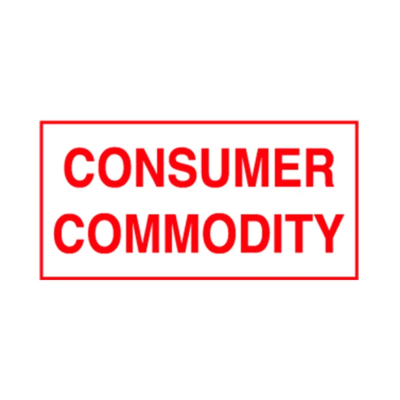 Consumer Commodity Label - 2" x 4"