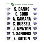 Camp Identification Sticker Sheets