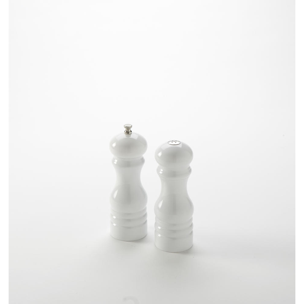White Wood Pepper Mills