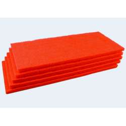 Floor Pads, 14X32 Red 5 Pack