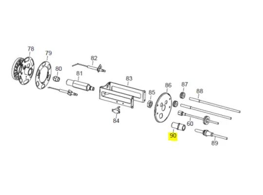 Veloci Heater Photo Eye Socket/ Support 