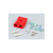 Connector, 50A Red W/6Ga Cont & Clamp