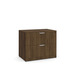 PL112 35"w 2 DRAWER LATERAL FILE- MODERN WALNUT