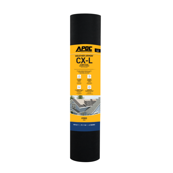 WEATHER-ARMOR® CX-L CROSSOVER® HYBRID ROOF UNDERLAYMENT