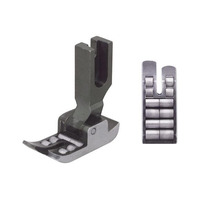 Roller Presser Foot with 12 Bearings and Up Tail – High Shank, Screw-On