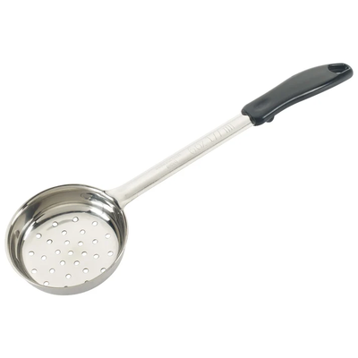 Winco FPP-6 - 6oz Perf Food Portioner, One-piece, Black