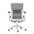 Propel Office Chair - White Frame with Blue Seat
