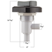 Marquis Spa Vector21 On/Off Valve Assembly 350-6376