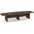  12' Classic Boat Shape Conference Table with Panel Base - Modern Walnut