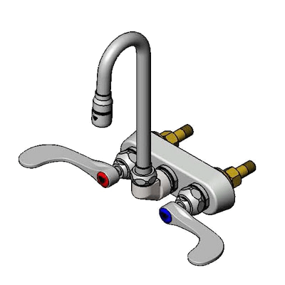 T&S Brass B-1115-132X-02 Faucet Workboard Wall Mount