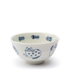 Bowl Rice Blue Cats