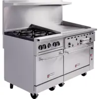 Wolf Range C72CC-8B24G Challenger Xl Restaurant Range 72" | Cook's Direct