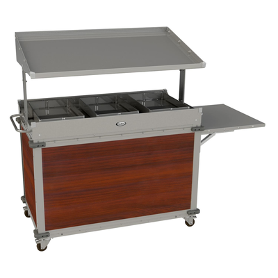 Cadco CBC-GG-B3-L5 MobileServ® Standard Grab & Go Merchandising Cart Large 1-Sided Grab & Go Shelf On Top