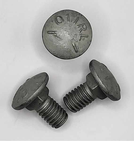 3/8" - 16 X 3/4" SQUARE NECK ROUND HEAD BOLT SAE J429 GR 5 MAGNI 501 GREY