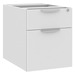 PL107 BOX/FILE HANGING PEDESTAL - White